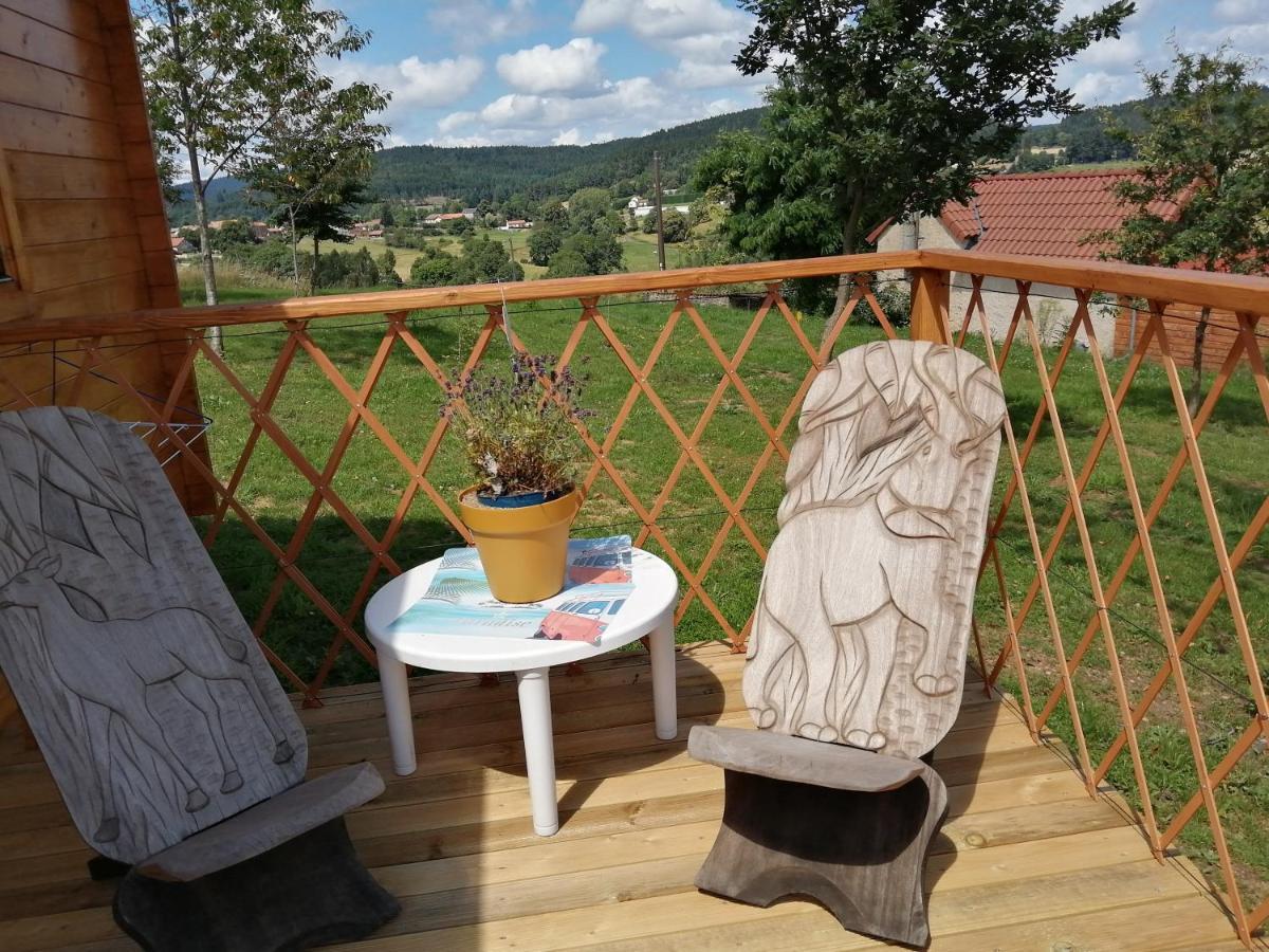 Le Chalet Des Etoiles Champagnac-le-Vieux Dış mekan fotoğraf