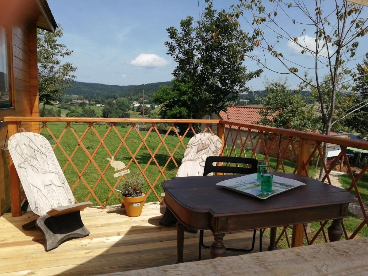 Le Chalet Des Etoiles Champagnac-le-Vieux Dış mekan fotoğraf